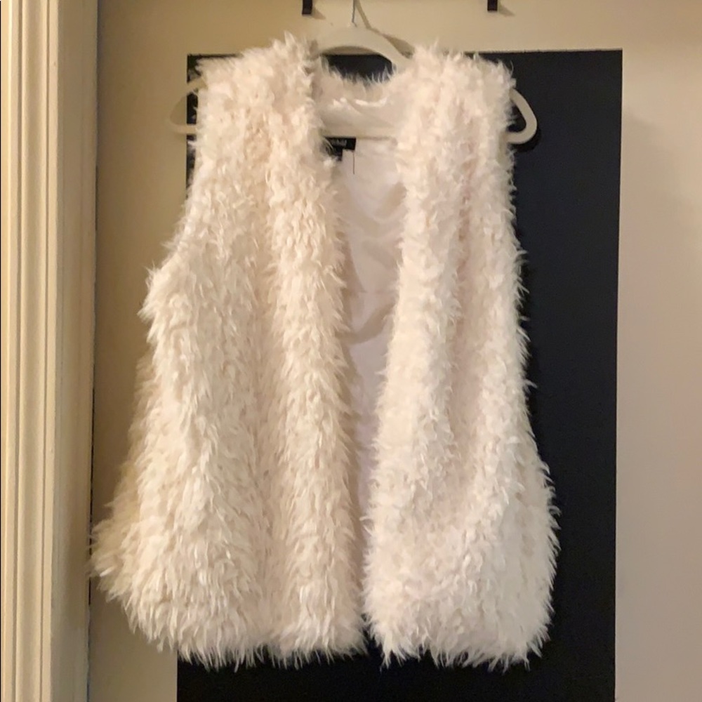 Faux fur vest